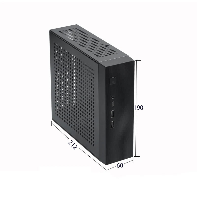 RGEEK M09 ITX Computer Case HTPC Case HTPC Chassis Mini ITX Case Industrial Control ITX Enclosure