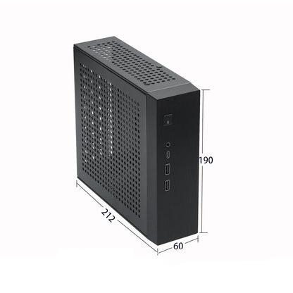 RGEEK M09 ITX Computer Case HTPC Case HTPC Chassis Mini ITX Case Industrial Control ITX Enclosure