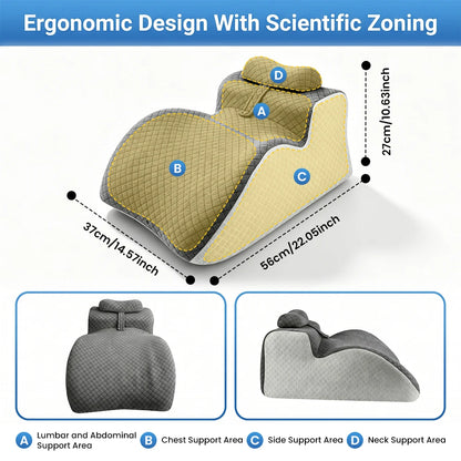 Calm Mood Deep Sleep Pillow Silent Noise Blocking Comfort Bed Pillow Memory Foam Filling for Bedroom Bed Use
