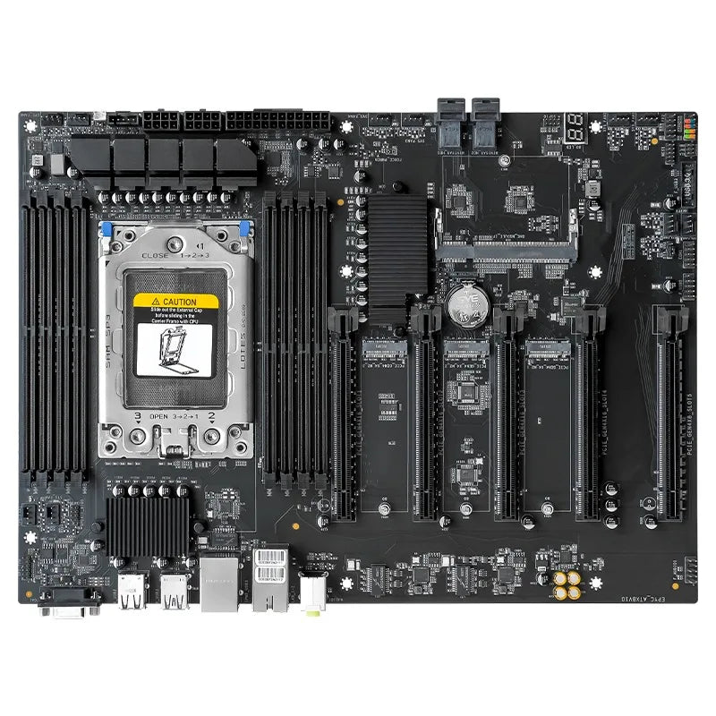 JGINYUE EPYC H13 AMD Motherboard With BMC Module Support AMD EPYC 7002/7003 Series CPU 8*DDR4 2TB Memory IPMI DUAL 2.5G Network