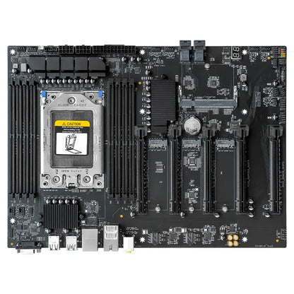 JGINYUE EPYC H13 AMD Motherboard With BMC Module Support AMD EPYC 7002/7003 Series CPU 8*DDR4 2TB Memory IPMI DUAL 2.5G Network