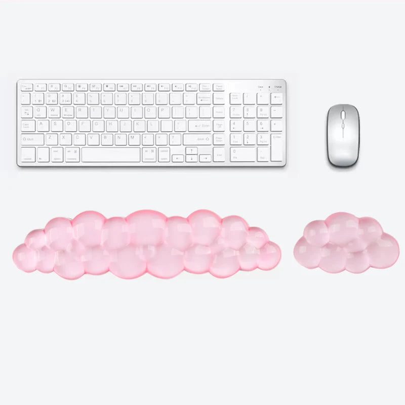 Mouse pad Wrist antislip silicone transparent Wrist brace Support Mat Memory Wrist Mouse Pad Computer Laptop keyboard Mat