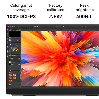 EHOMEWEI Portable Monitor Q Series 16 Inches 16：10 2.5K Dual Monitor Laptop Switch Phone Ps5 External Office Game