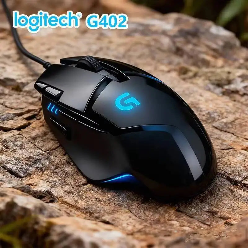 Logitech G102 Wired Gaming Mouse Adjustable DPI 16.8M RGB Colors Mechanical Buttons Ergonomic Design for Competitive Gamers