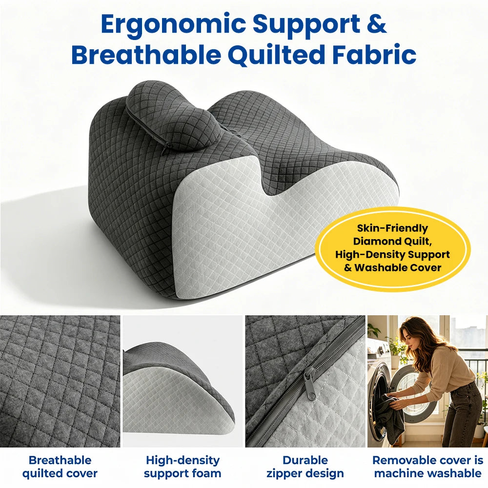 Calm Mood Deep Sleep Pillow Silent Noise Blocking Comfort Bed Pillow Memory Foam Filling for Bedroom Bed Use