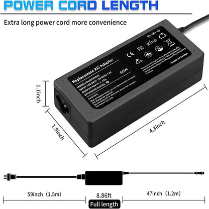 AC Adapter Power Cord For Acer LCD Monitor S232HL R240HY G276HL S240HL S271HL G226HQL HN274H Aspire 5 3 E15 N19C3 Laptop Charger