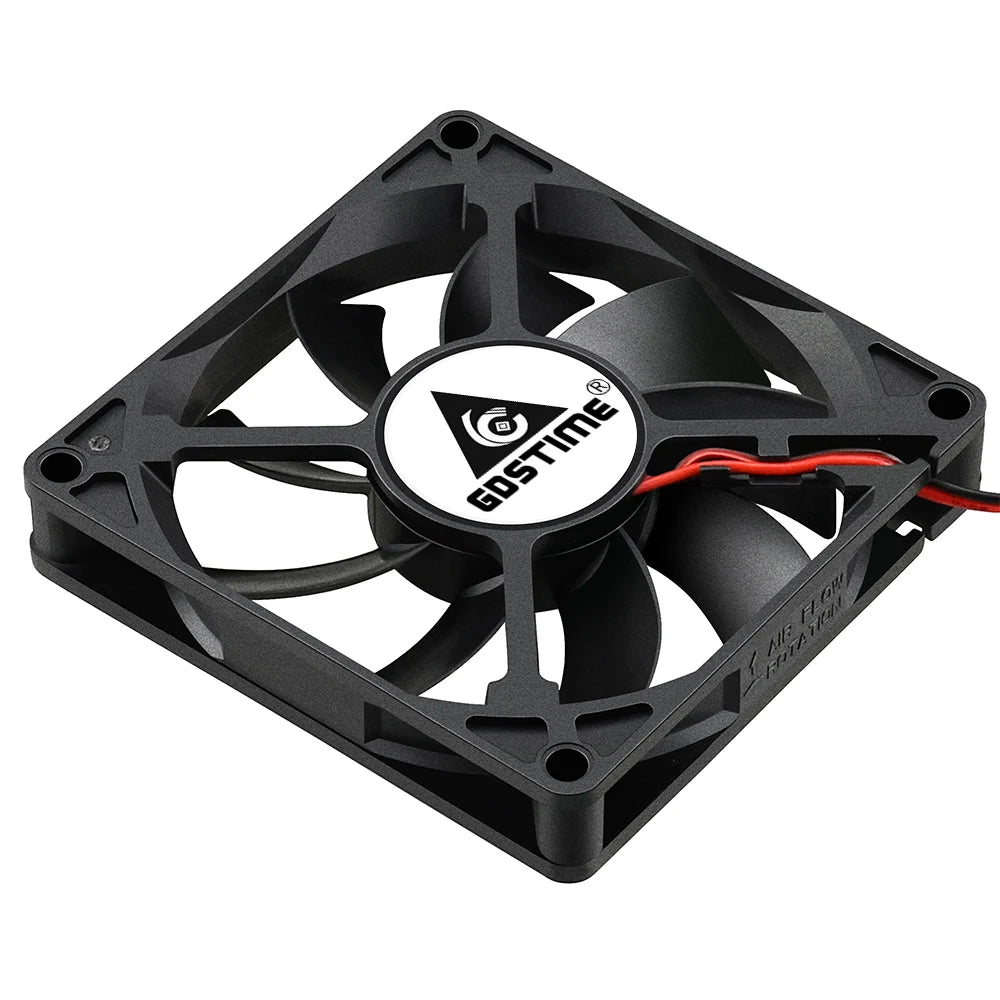 2pcs/lot Gdstime DC 5V 12V 24V 2Pin 3pin USB IDE 4Pin 80mm x 80mm x 15mm 8015 Cooler For PC Computer Case Cooling CPU Silent Fan