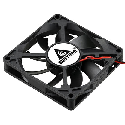 2pcs/lot Gdstime DC 5V 12V 24V 2Pin 3pin USB IDE 4Pin 80mm x 80mm x 15mm 8015 Cooler For PC Computer Case Cooling CPU Silent Fan