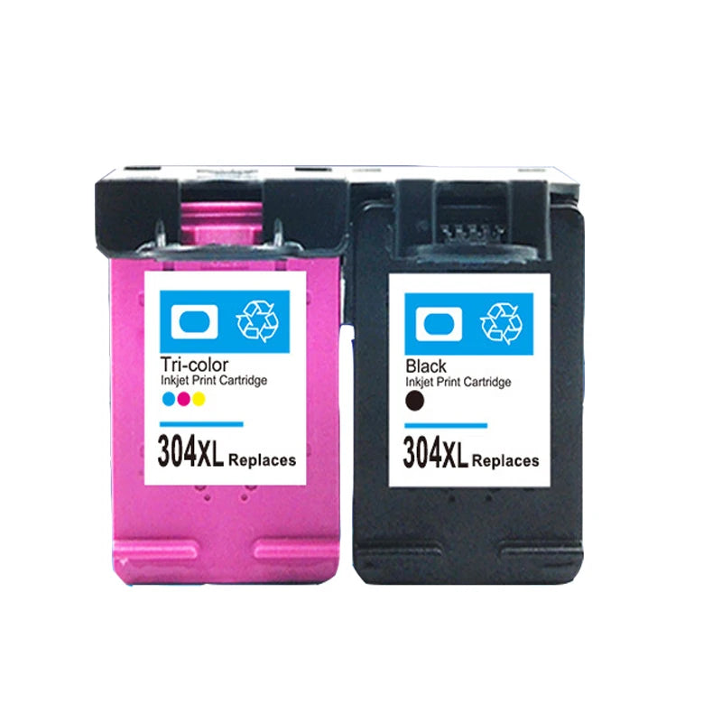 Vilaxh 304XL Ink Cartridge Compatible For HP 304 304 XL Deskjet 2632 2630 2620 3720 3721 Envy 5010 5020 5030 5032 5034 Printer