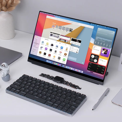 EHOMEWEI Portable Monitor Q Series 16 Inches 16：10 2.5K Dual Monitor Laptop Switch Phone Ps5 External Office Game